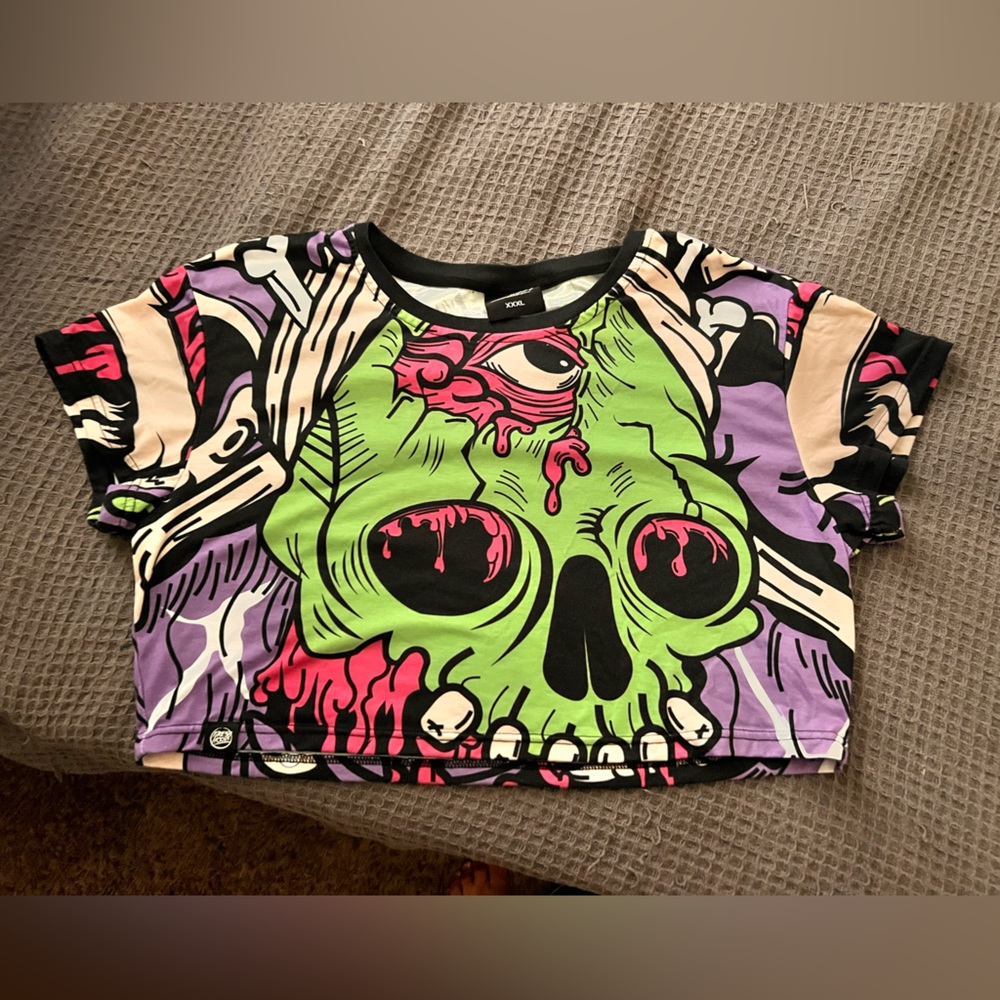 Zombie crop top